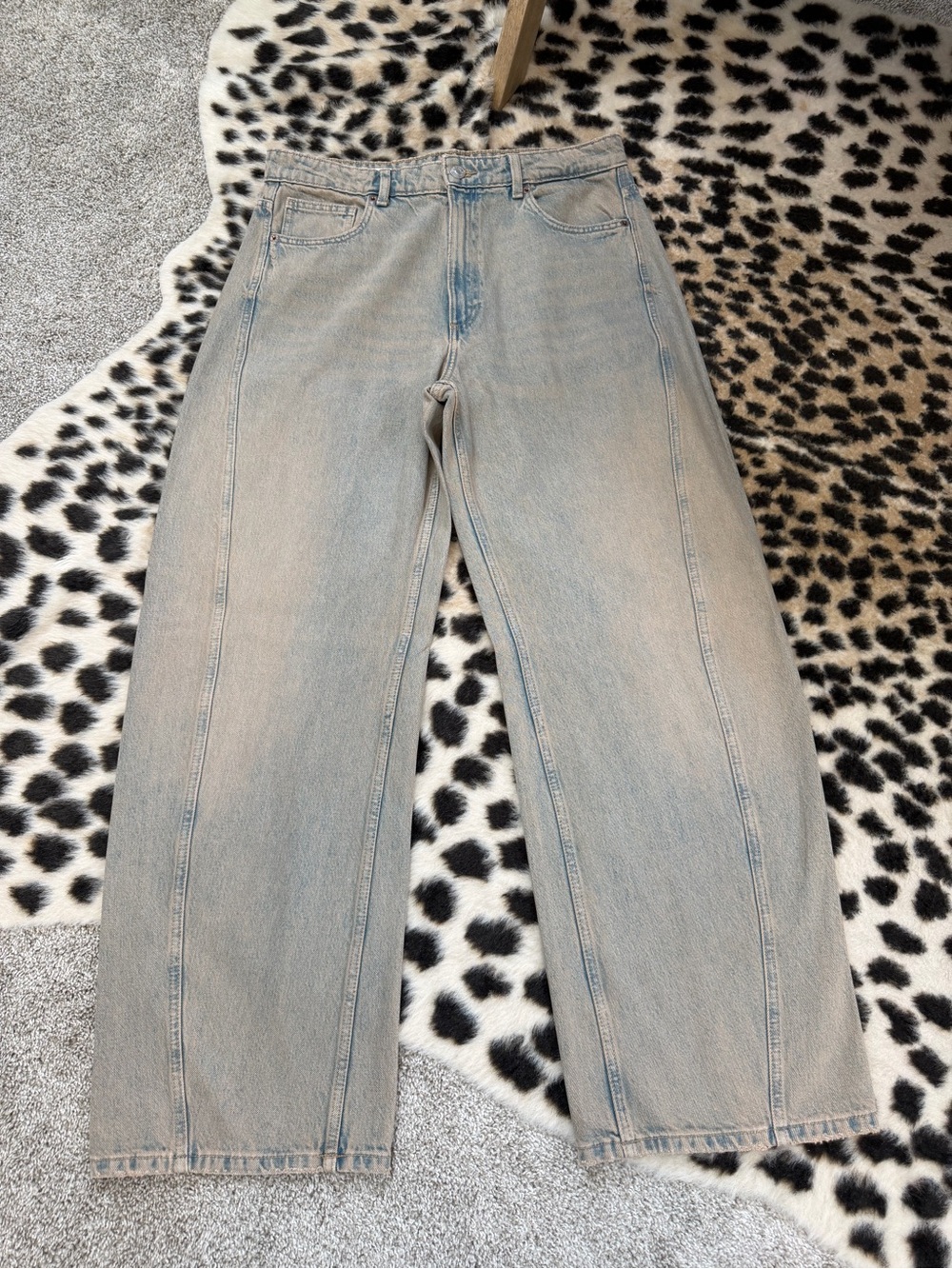 Zara WAIST TRF BALLOON JEANS